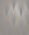 Fine Decor Quartz Wave Charcoal and Copper FD42568 Wallpaper